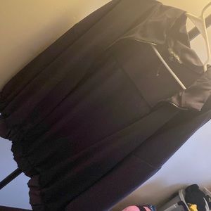 Brand new two pieces never been worn dark charcoal grey color